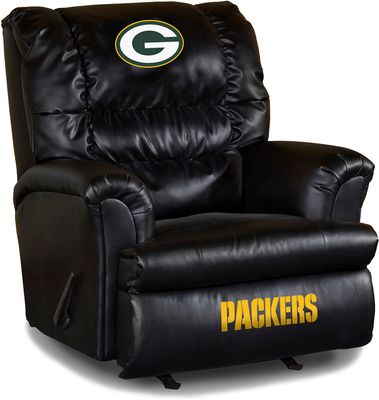 Imperial International Green Bay Packers Leather Big Daddy Recliner