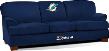 Imperial International Miami Dolphins First Team Microfiber Sofa