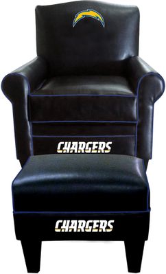 Imperial International San Diego Chargers Game Time Chair & Ottoman
