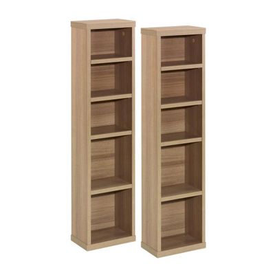 Infini-T Set of 2 CD / DVD Storage Towers - Nexera Furniture