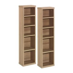 Infini-T Set of 2 CD / DVD Storage Towers - Nexera Furniture