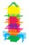 Interlox Building Set - 96 Pcs in Multi Color - Guidecraft - G16835