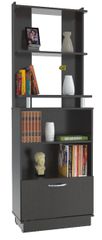 Inval Furniture Deluxe Tall Bookcase with Storage