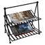 Iron Magazine Rack - Black - Pangaea Home and Garden Furniture - FM-C4381-K