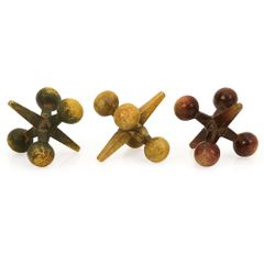 Jack's Cast Iron Jacks (Set of 3) - IMAX - 12859-3
