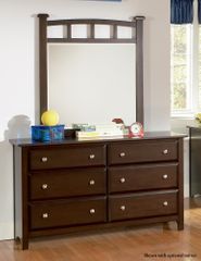 Jasper 6 Drawer Dresser with Beveled Drawer Fronts - 400753