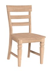Java Chair with Solid Wood Seat (Set of 2) - C-19P