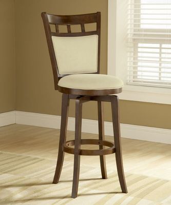 Jefferson Swivel Counter Stool with Cushion Back - Hillsdale Furniture - 4975-826