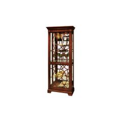 Jesup Tuscany Cherry Curio Cabinet - Howard Miller