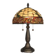 Jewel Branch Tiffany Table Lamp - Dale Tiffany