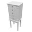 Jewelry Armoire in White - Vanna - Jewelry Boxes by Mele - 00904S11