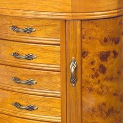 Jewelry Box in Burlwood Oak - Trinity - Jewelry Boxes by Mele - 0079111