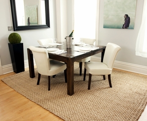 Jute Rug - 3' x 5' - Kilimanjaro Deluxe Hand Braided Jute Area Rug - AMB0305-0035