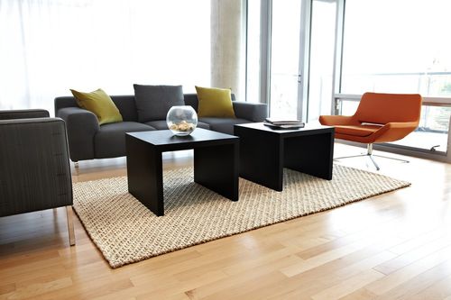 Jute Rug - 4' x 6' - Mumbai Deep Pile Hand Spun Natural Jute and Wool Rug - AMB0316-0046