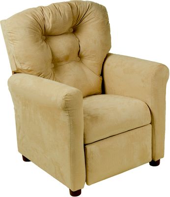 Juvenile Recliner Traditional Brownstone Microfiber