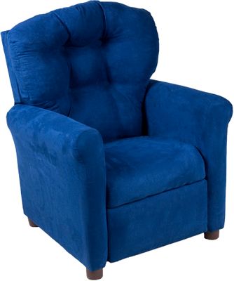 Juvenile Recliner Traditional Indigo Essence Microfiber