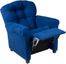 Juvenile Recliner Traditional Indigo Essence Microfiber