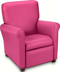 Juvenile Recliner Urban Racy Pink Microfiber
