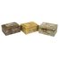 Kanan Wood Boxes In Distressed Painted Finishes (Set of 3) - IMAX - 73018-3