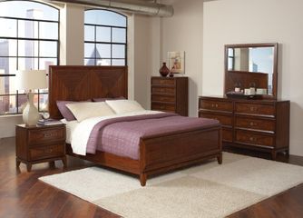 Katharine Oak 5PC Queen Bedroom Set - 202691Q