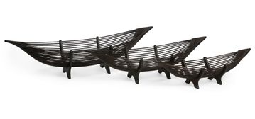 Kawayan Boat Bowls (Set of 3) - IMAX - 47105-3