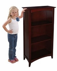 Kids Bookcase - Avalon Tall Bookshelf in Cherry - KidKraft Furniture - 14031