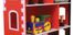 Kids Bookcase - Firehouse Bookcase - KidKraft Furniture - 76026