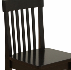 Kids Chair and Seating - Avalon Chair in Black - KidKraft Furniture - 16612
