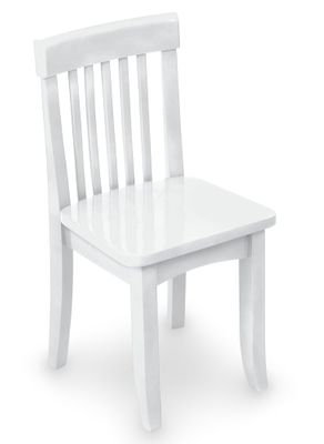 Kids Chair and Seating - Avalon Chair in White - KidKraft Furniture - 16601