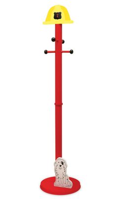 Kids Coat Rack - Firefighter Clothes Pole - KidKraft Furniture - 76022