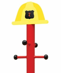 Kids Coat Rack - Firefighter Clothes Pole - KidKraft Furniture - 76022