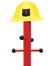 Kids Coat Rack - Firefighter Clothes Pole - KidKraft Furniture - 76022