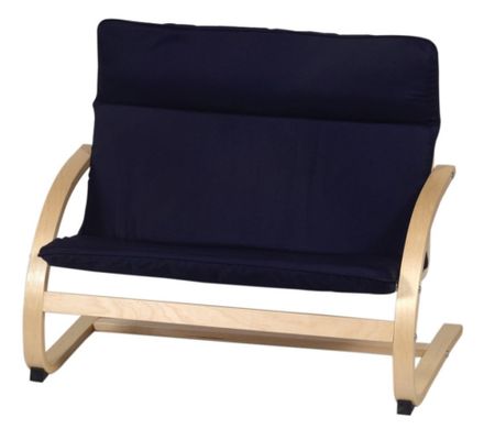 Kids Couch - Kiddie Couch in Blue - Guidecraft - G6407