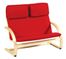 Kids Couch - Kiddie Couch in Red - Guidecraft - G6401