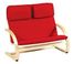 Kids Couch - Kiddie Couch in Red - Guidecraft - G6401