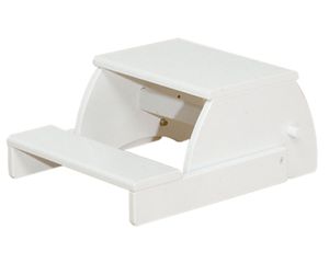 Kids Step Stool - Flip Stool in White - KidKraft Furniture - 15301