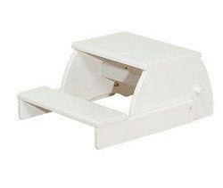 Kids Step Stool - Flip Stool in White - KidKraft Furniture - 15301