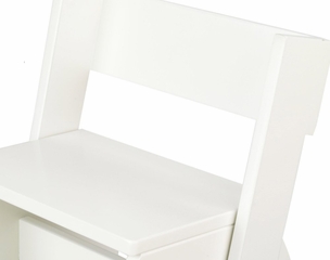 Kids Step Stool - Large Flip Stool in White - KidKraft Furniture - 15801