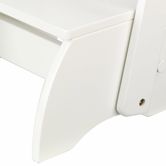 Kids Step Stool - Large Flip Stool in White - KidKraft Furniture - 15801