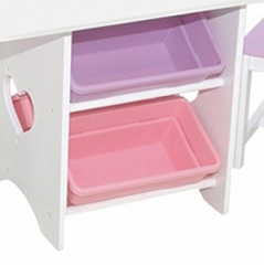 Kids Table and Chair Set - Heart Table and 2 Chair Set - KidKraft Furniture - 26913