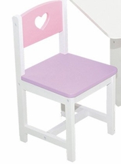 Kids Table and Chair Set - Heart Table and 2 Chair Set - KidKraft Furniture - 26913