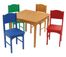 Kids Table and Chair Set - Nantucket Table and 4 Primary Chair Set - KidKraft Furniture - 26121