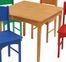 Kids Table and Chair Set - Nantucket Table and 4 Primary Chair Set - KidKraft Furniture - 26121