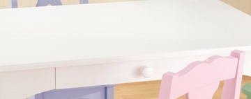 Kids Table - Brighton Table in White - KidKraft Furniture - 26701