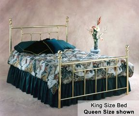 King Size Bed - Chelsea Eastern King Size Metal Bed