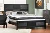 King Size Bed - Grove Eastern King Size Bed in Black - Coaster - 201651KE