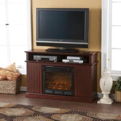Kingsbury Media Cherry Fireplace - Holly and Martin