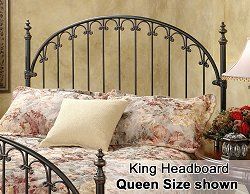 Kirkwell Eastern King Size Metal Headboard - 1038-670