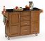 Kitchen Cart - Cottage Oak Wood Cart with Black Granite Top - Home Styles - 9100-1064