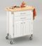 Kitchen Cart - Dolly Madison White Prep and Serve - Home Styles - 4509-95